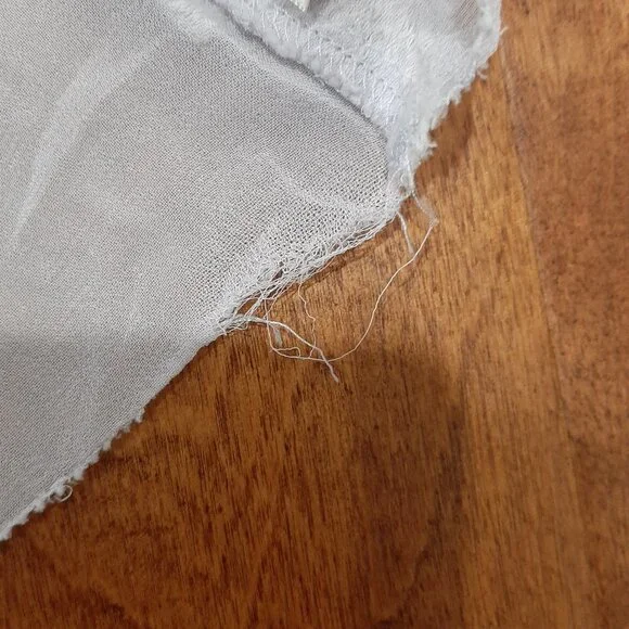 Wilfred fairycore boho distressed sheer cropped embroidered blouse top - Picture 8 of 15